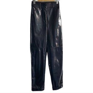 Wilfred Black Vinyl Funk Pant Size 00